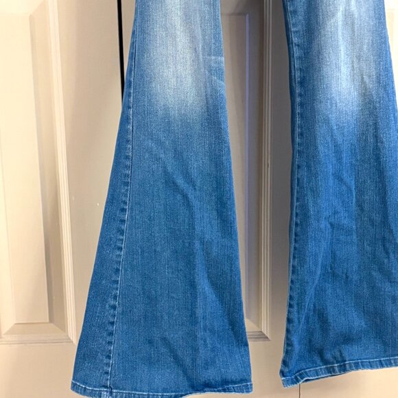 GUESS High Rise Braided Waist Flare Jeans – Vintage 70s Style Sz. 26 - Picture 3 of 12